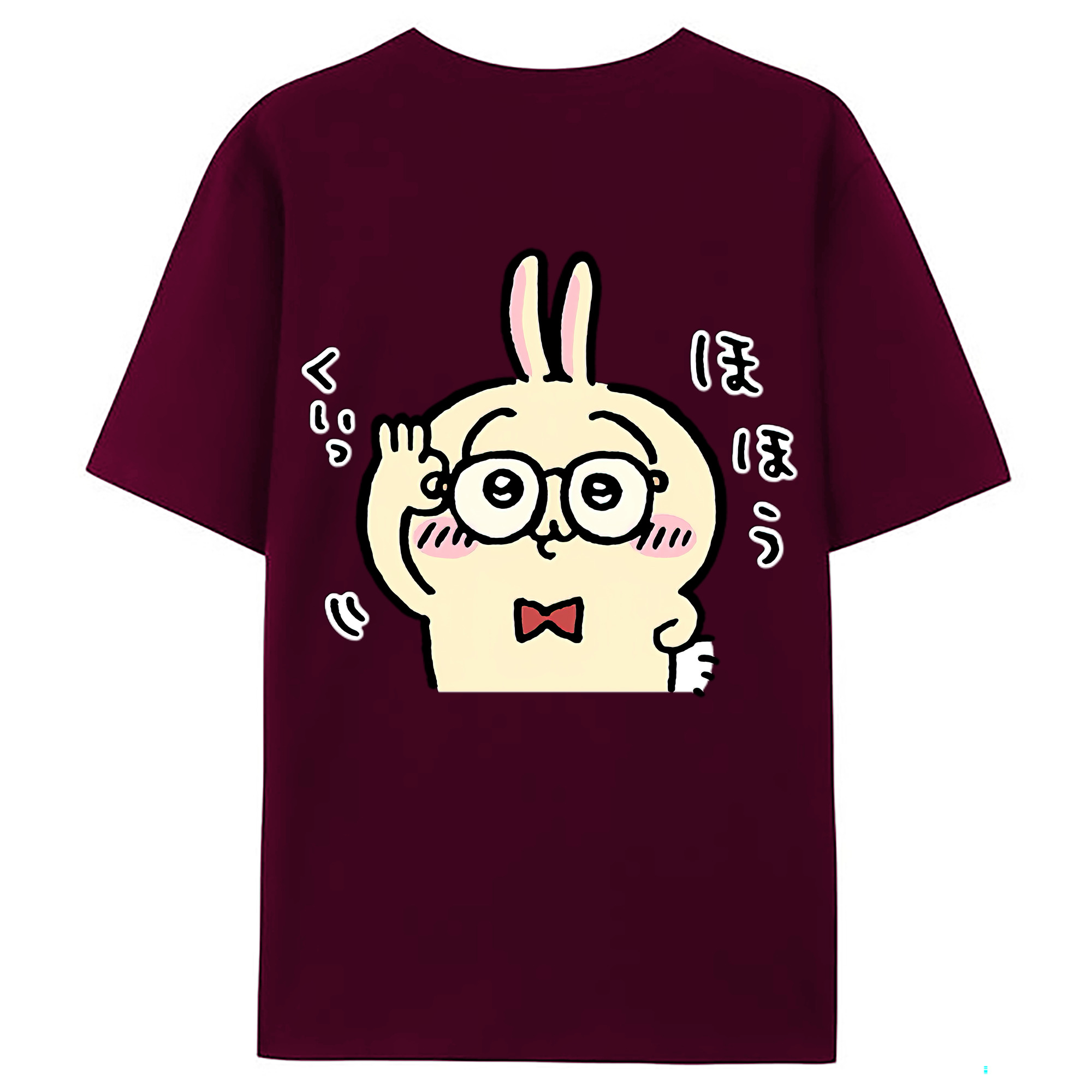 （画像用） ちいかわ うさぎ Chii-kawa usagi レディース半袖Tシャツ(バックプリント)